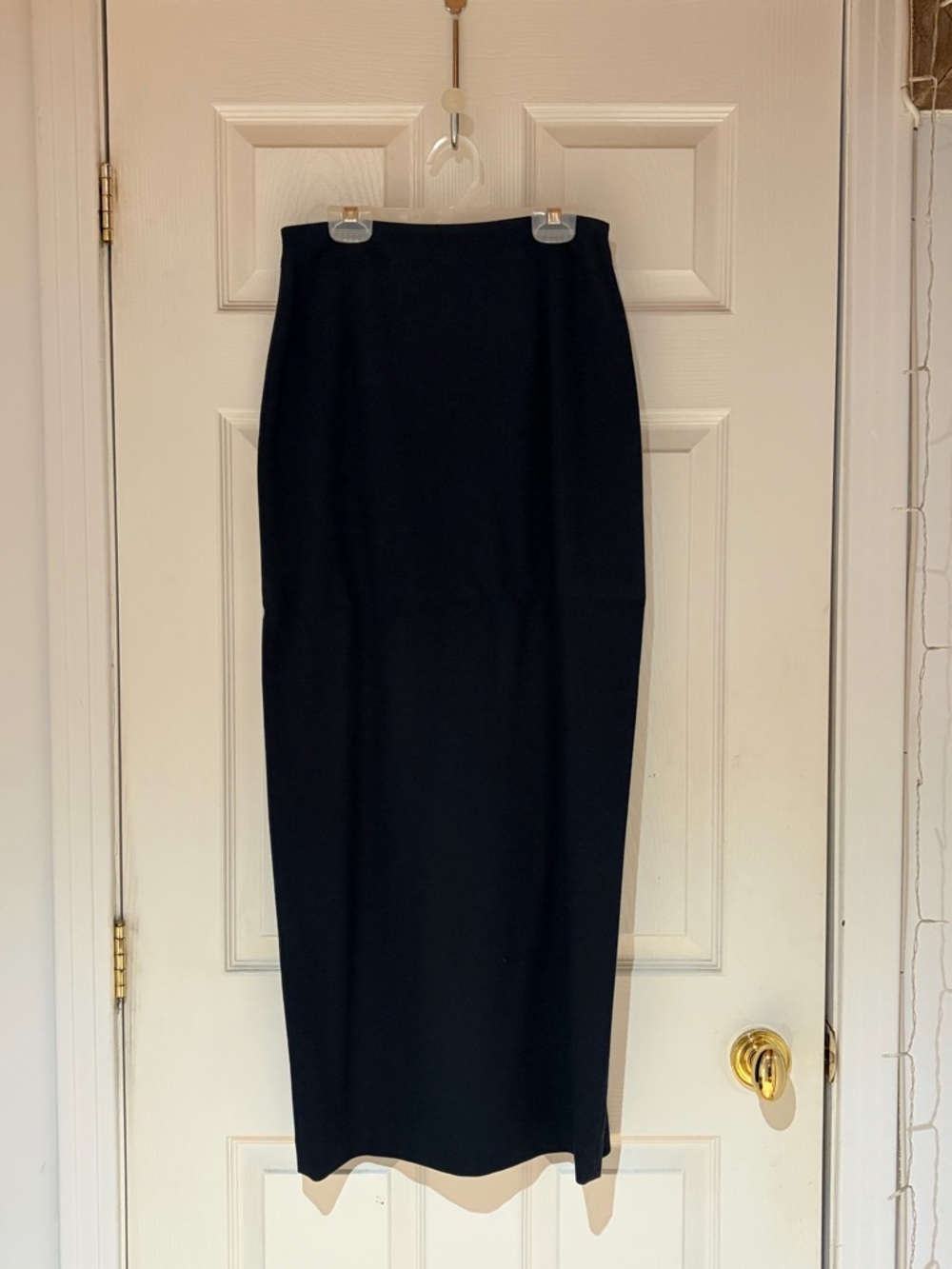 Sleek Blue Maxi Pencil Skirt